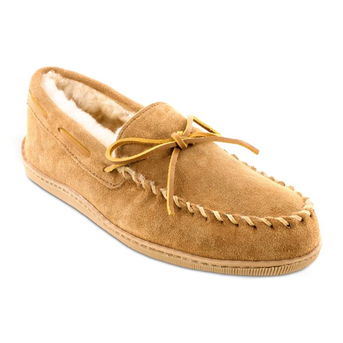 light tan moccasins