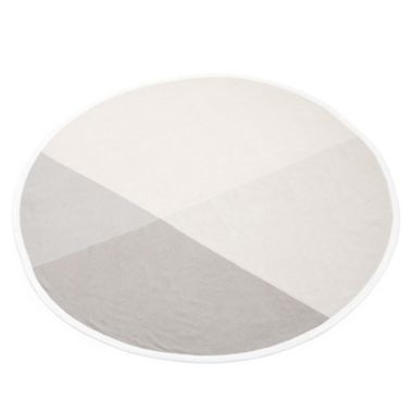 Stokke&reg; Round Organic Cotton Blanket in Beige. View a larger version of this product image.