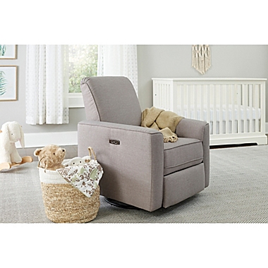Westwood Design Aspen Swivel Power Glider and Recliner with Built in USB in Sand. View a larger version of this product image.