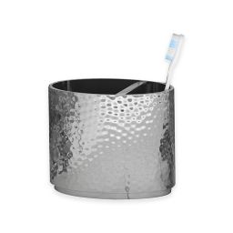 Majestic Hammered Toothbrush Holder in Stainless Steel