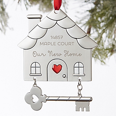Happy New Home Personalized Ornament. View a larger version of this product image.