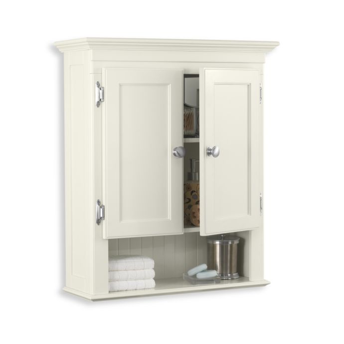 Fairmont Wall Mounted Cabinet in White | Bed Bath & Beyond