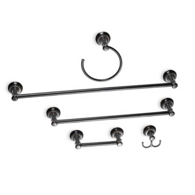 Moen&reg; Ashville&trade; Bathroom Fixtures in Mediterranean Bronze. View a larger version of this product image.