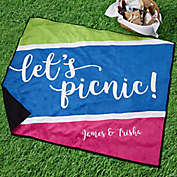 Summer&#39;s Here Personalized Picnic Blanket