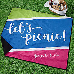 Summer's Here Personalized Picnic Blanket