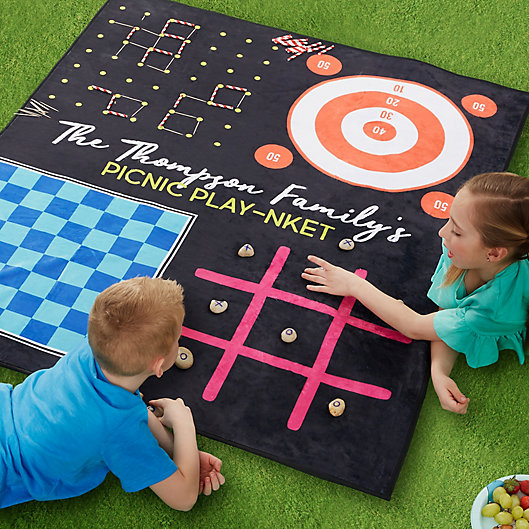 Alternate image 1 for Games Galore Personalized Picnic Blanket