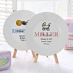 All About Me Personalized Baby Birth Plate
