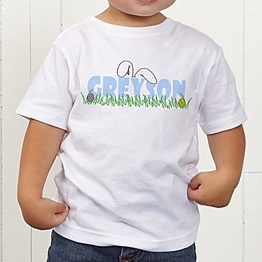 Ears To You Easter Personalized Toddler T-Shirt. View a larger version of this product image.