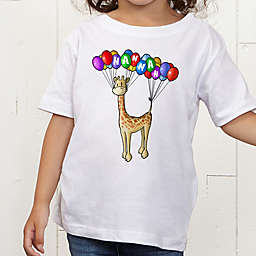 Floating Zoo Personalized Toddler T-Shirt