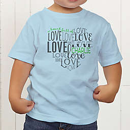A Heart Full Of Love Personalized Toddler T-Shirt