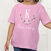 Girly Chic Personalized Toddler T-Shirt