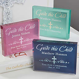 Guide This Child Personalized Colored Keepsake