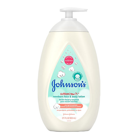 Alternate image 1 for Johnson's® 27.1 fl. oz. CottonTouch™ Newborn Face and Body Lotion