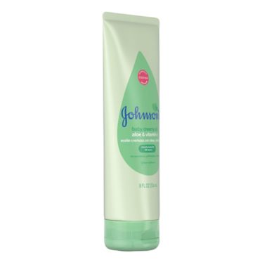 Johnson's&reg; 8 fl. oz. Baby Creamy Oil with Aloe &amp; Vitamin E. View a larger version of this product image.