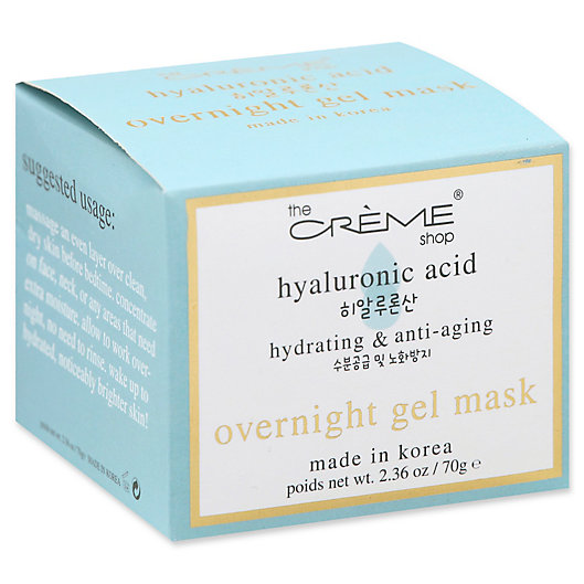 Alternate image 1 for The Crème® Shop 2.36 oz. Hyaluronic Acid Overnight Gel Mask