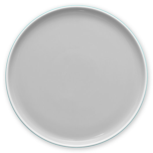 Alternate image 1 for Noritake® ColorTrio Stax 11.5-Inch Round Platter in Turquoise/Grey