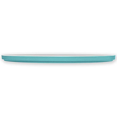 Noritake&reg; ColorTrio Stax 11.5-Inch Round Platter in Turquoise/Grey. View a larger version of this product image.