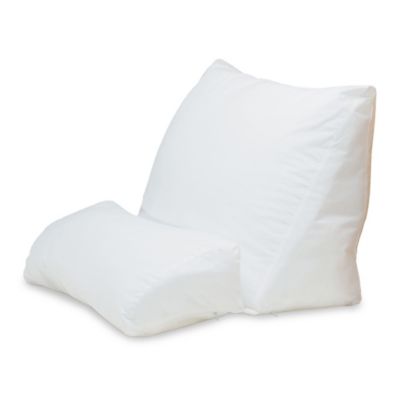 Therapedic Comfort Supreme Bed Wedge Pillow White 24" x 23" x 7" & White Cover