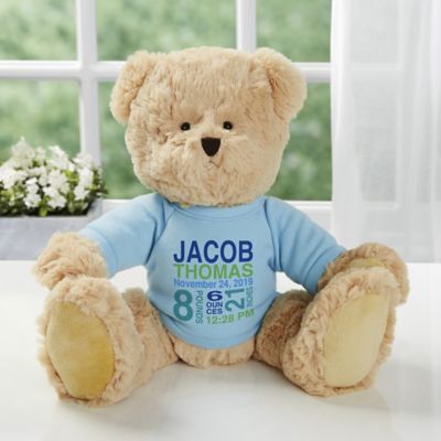 All About Baby Personalized Teddy Bear 