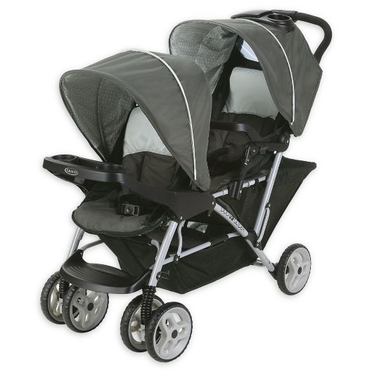 Graco Duoglider Click Connect Double Stroller In Glacier Buybuy Baby