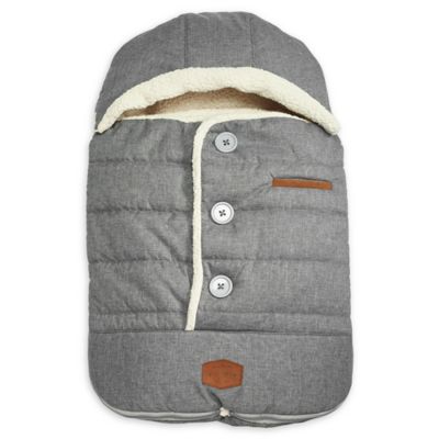 JJ Cole&reg; Urban BundleMe&reg; with Buttons and Hood in Light Grey