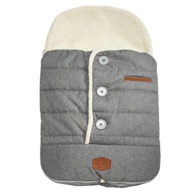 JJ Cole&reg; Urban BundleMe&reg; with Buttons and Hood in Light Grey. View a larger version of this product image.