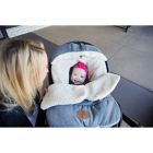 Alternate image 7 for JJ Cole&reg; Urban BundleMe&reg; with Buttons and Hood in Light Grey