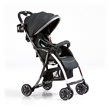 Pali&trade; Tre.9 Denim Attitude Stroller in Miami Red. View a larger version of this product image.