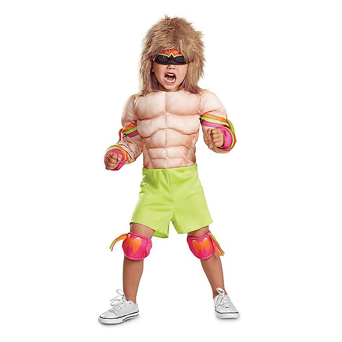 Alternate image 1 for WWE Ultimate Warrior Toddler Halloween Costume. 