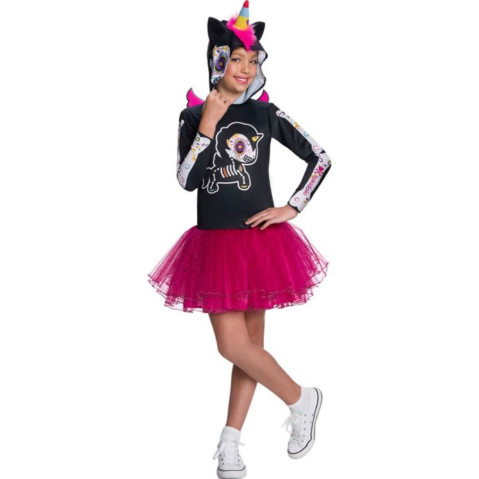 Download Dia De Los Muertos Unicorno Child's Halloween Costume ...