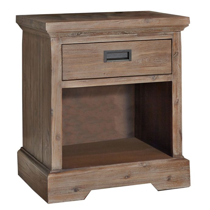 Hillsdale Furniture Oxford Single Drawer Nightstand In Cocoa Bed