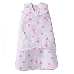HALO® SleepSack® Size 0-3M Adjustable Dot Swaddle in Pink