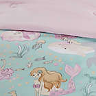 Alternate image 3 for Mi Zone Kids Darya 4-Piece Reversible Full/Queen Comforter Set in Aqua/Pink