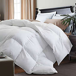 Kathy Ireland® White Goose Feather and Goose Down Twin Comforter