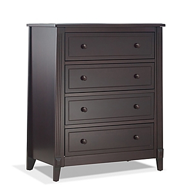Sorelle Berkley 4-Drawer Chest in Espresso. View a larger version of this product image.