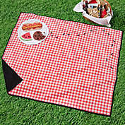 Ants Go Marching Plaid Personalized Picnic Blanket