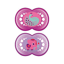 MAM Crystal Age 6+ Months 2-Pack Pacifiers