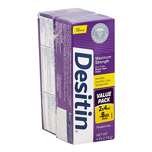 Alternate image 1 for Desitin® 2-Pack 4 oz. Maximum Strength Diaper Rash Paste