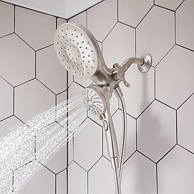 Moen&reg; Magnetix&trade; Engage Showerhead Combo in Brushed Nickel. View a larger version of this product image.