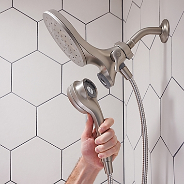 Moen&reg; Magnetix&trade; Engage Showerhead Combo in Brushed Nickel. View a larger version of this product image.