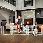 Alternate image 2 for Regalo&reg; Double Door Super Wide Metal Safety Gate in White