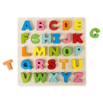 wooden alphabet puzzle