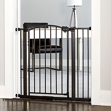 Regalo&reg; Easy-Step Arched Decor Gate in Bronze. View a larger version of this product image.