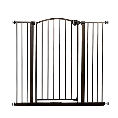 Regalo&reg; Easy-Step Extra-Tall Arched Decor Gate in Bronze. View a larger version of this product image.