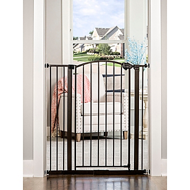 Regalo&reg; Easy-Step Extra-Tall Arched Decor Gate in Bronze. View a larger version of this product image.