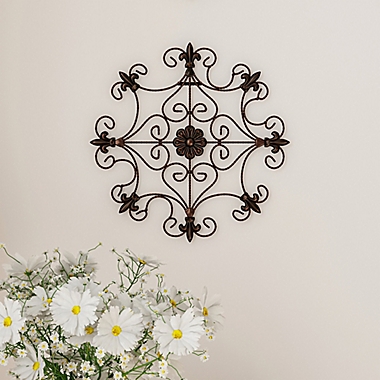 Medallion 14.25-Inch Square Metal Wall Art. View a larger version of this product image.