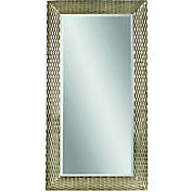Sazerac 43-Inch x 80-Inch Rectangular Leaner Mirror in Silver Leaf