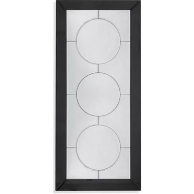 Hayden 70-Inch x 32-Inch Rectangle Leaner Mirror in Black