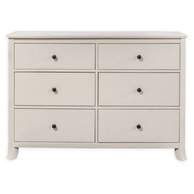 alpine 6 drawer double dresser