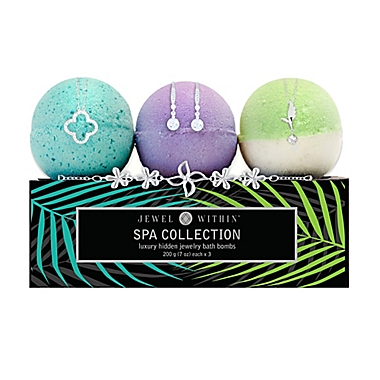 Jewel Within 3-Piece Spa Bath Bombs. View a larger version of this product image.